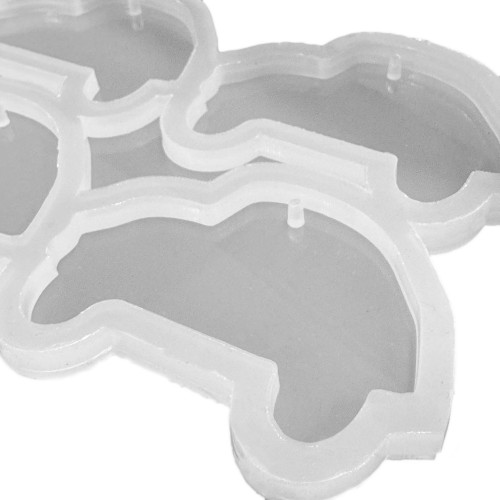 Epoksi Silikon Kalıp Araba Model Anahtarlık Kalıbı 6.5 CM 10 Lu