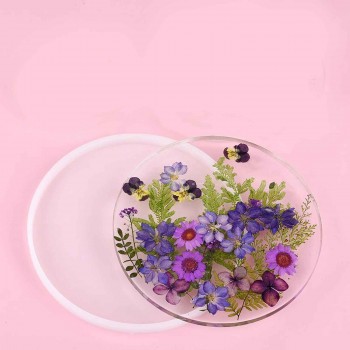 Epoksi Silikon Kalıp Düz Yuvarlak 18 CM X 5 MM