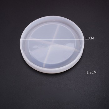 Epoksi Silikon Kalıp Bardak Altlığı Yuvarlak 11 CM Epoksi Silikon Kalıp Bardak Altlığı Yuvarlak 11 CM