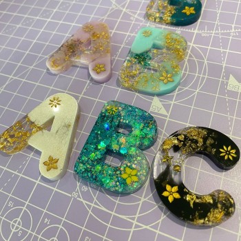 Epoksi Silikon Kalıp BUBBLE Büyük Harfler Kalıbı 33 Lü Epoksi Silikon Kalıp BUBBLE Büyük Harfler Kalıbı 33 Lü