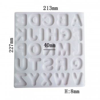 Epoksi Silikon Kalıp Bubble Büyük Harfler Kalıbı Epoksi Silikon Kalıp Bubble Büyük Harfler Kalıbı