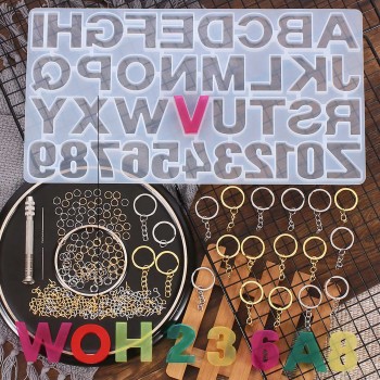 Epoksi Silikon Kalıp Büyük Harfler ve Rakamlar Kalıbı-36 LI Epoksi Silikon Kalıp Büyük Harfler ve Rakamlar Kalıbı-36 LI