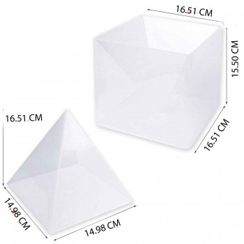 Epoksi Silikon Kalıp Üçgen Büyük Piramit 16 CM Epoksi Silikon Kalıp Üçgen Büyük Piramit 16 CM
