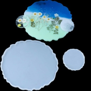 Epoksi Silikon Kalıp YERLİ ÜRETİM Büyük Tepsi Kenarı Dalgali Model 30 CM Epoksi Silikon Kalıp YERLİ ÜRETİM Büyük Tepsi Kenarı Dalgali Model 30 CM