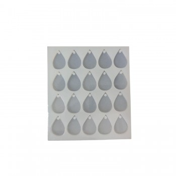 Epoksi Silikon  Kalıp Çoklu  Damla Kolye Kalıbı 20 li