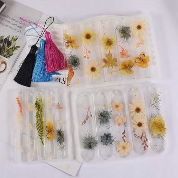 Epoksi Silikon Kalıp Çoklu İnce Düz Kitap Ayracı Kalıbı 5 Li Epoksi Silikon Kalıp Çoklu İnce Düz Kitap Ayracı Kalıbı 5 Li