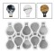 Epoksi Silikon Kalıp Çoklu Kapadokya Balonu Magnet Dolap Süsü Kalıbı 10 Lu 6.8 CM