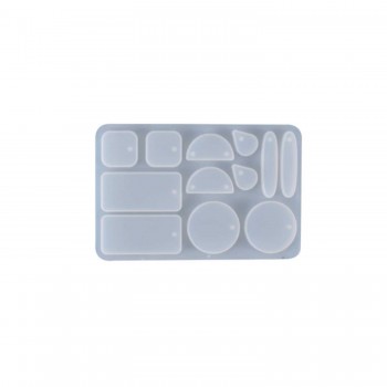 Epoksi Silikon Kalıp  Çoklu Küpe Ve Kolye Kalıbı