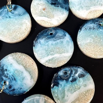 Epoksi Silikon Kalıp Çoklu Yuvarlak Delikli Anahtarlık Kolye Küpe Kalıbı 3.5 CM 49 Lu Epoksi Silikon Kalıp Çoklu Yuvarlak Delikli Anahtarlık Kolye Küpe Kalıbı 3.5 CM 49 Lu