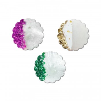 Epoksi Silikon Kalıp Dalgalı Kenar Magnet Kalıbı 6.8 CM 10 Lu Epoksi Silikon Kalıp Dalgalı Kenar Magnet Kalıbı 6.8 CM 10 Lu