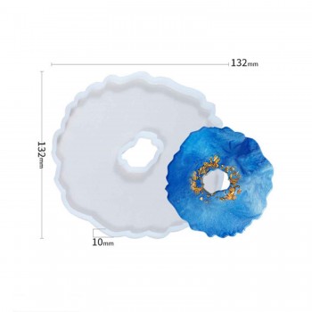 Epoksi Silikon Kalıp Dalgalı Ortası Delik Model 13.2 CM Epoksi Silikon Kalıp Dalgalı Ortası Delik Model 13.2 CM