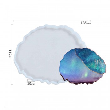 Epoksi Silikon Kalıp Dalgalı Oval Model BT3190 Epoksi Silikon Kalıp Dalgalı Oval Model BT3190