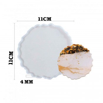 Epoksi Silikon Kalıp Dalgalı Yuvarlak Model 11 CM Epoksi Silikon Kalıp Dalgalı Yuvarlak Model 11 CM