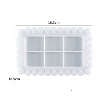 Epoksi Silikon Kalıp Eğlenceli El Sanatları Misketli Tabak 16.3CM Epoksi Silikon Kalıp Eğlenceli El Sanatları Misketli Tabak 16.3CM