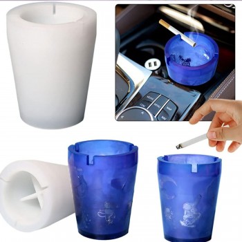 Epoksi Silikon Kalıp Kokusuz Dumansız Derin Vazo Küllük Kalıbı 8.X10.1 CM