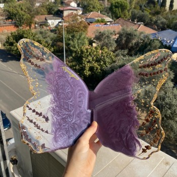 Epoksi Silikon Kalıp Kuran-ı Kerim Kelebek Model Çift Rahle Kalıbı Epoksi Silikon Kalıp Kuran-ı Kerim Kelebek Model Çift Rahle Kalıbı