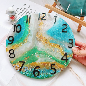 Epoksi Silikon Kalıp Saat Rakamları Seti Epoksi Silikon Kalıp Saat Rakamları Seti