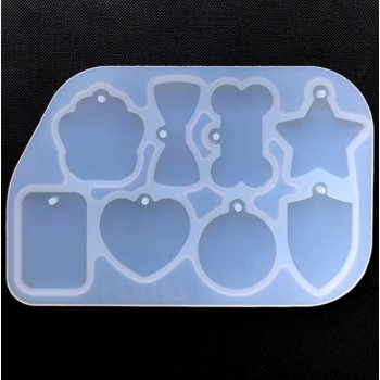 Epoksi Silikon Kalıp Tasma Ve Sevimli Pati Anahtarlık Kalıbı