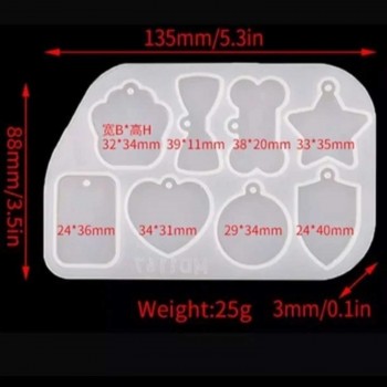 Epoksi Silikon Kalıp Tasma Ve Sevimli Pati Anahtarlık Kalıbı Epoksi Silikon Kalıp Tasma Ve Sevimli Pati Anahtarlık Kalıbı