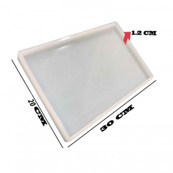Epoksi Silikon Kalıp Tepsi Kalıbı Dikdörtgen 20X30 CM Epoksi Silikon Kalıp Tepsi Kalıbı Dikdörtgen 20X30 CM