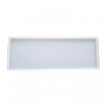 Epoksi Silikon Kalıp Tepsi Kalıbı YERLİ Dikdörtgen 14.5X38 CM