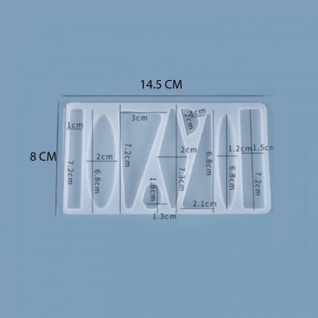 Epoksi Silikon Kalıp Toka Kalıbı 7 li Düzensiz Şekilli Epoksi Silikon Kalıp Toka Kalıbı 7 li Düzensiz Şekilli