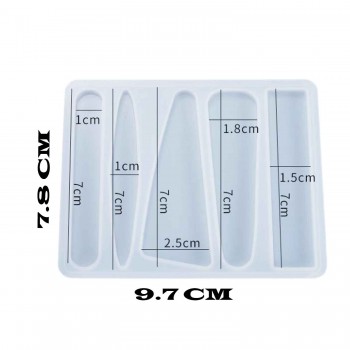 Epoksi Silikon Kalıp Toka Kalıbı 9.7X7.8 CM Epoksi Silikon Kalıp Toka Kalıbı 9.7X7.8 CM