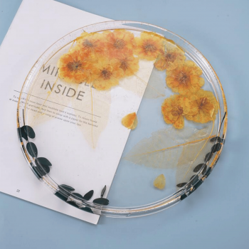 Epoksi Silikon Kalıp Yuvarlak Bombeli Tepsi ve Sunumluk Silikon Kalıbı Epoksi Silikon Kalıp Yuvarlak Bombeli Tepsi ve Sunumluk Silikon Kalıbı