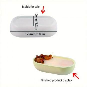 Epoksi Silikon Taş Tozu Beton Sandal Kase Mumluk Kalıbı