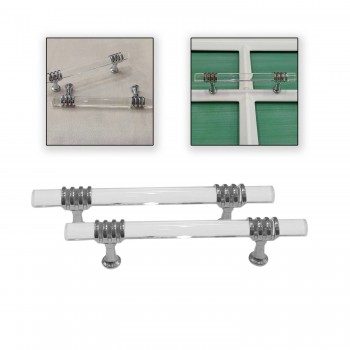 Epoksi Tepsi Kulpu Cam Kulp - 2 Adet  Gümüş