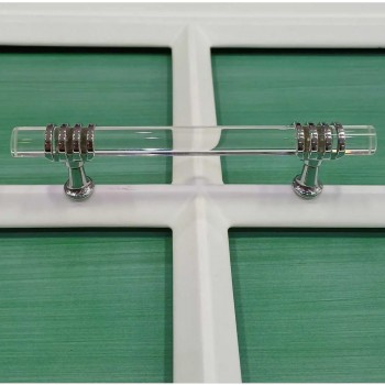 Epoksi Tepsi Kulpu Cam Kulp - 2 Adet Gümüş Epoksi Tepsi Kulpu Cam Kulp - 2 Adet Gümüş