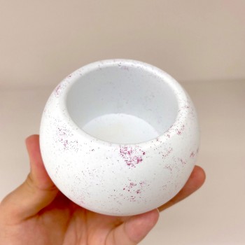 Epoksi Yuvarlak Beton Saksı ve Mumluk Silikon Kalıbı 10.2X7.3 Epoksi Yuvarlak Beton Saksı ve Mumluk Silikon Kalıbı 10.2X7.3