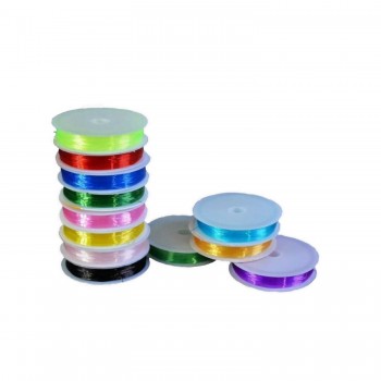 Esnek Misina İp Lastik 0.8 MM - 50 Metre Karışık Renk Esnek Misina İp Lastik 0.8 MM - 50 Metre Karışık Renk