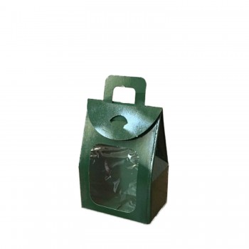 Kına Ve Çerez Çantası Pencereli Karton 7.5X11X4 - 20 Adet Yeşil Kına Ve Çerez Çantası Pencereli Karton 7.5X11X4 - 20 Adet Yeşil