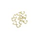 Anahtarlık Montaj Halkası Üçgen Takı Bağlantı Halkası 14x11 MM - 1000 Adet  Gold