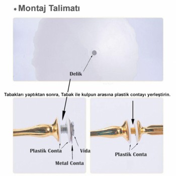 Epoksi 3 Katlı Meyve Ve Cupcake Stant Bağlantı Aparatı Stant Tutucu Çiçek Desenli Gümüş Epoksi 3 Katlı Meyve Ve Cupcake Stant Bağlantı Aparatı Stant Tutucu Çiçek Desenli Gümüş