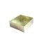 Asetat Kapaklı Karton Kutu 6X6X2.5 CM - 50 Adet  Gold