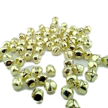 Metal Çıngırak Zil 2 CM - 1000 Adet  Altın