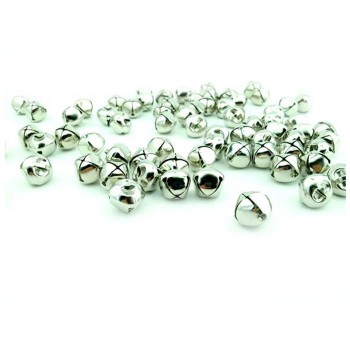 Metal Çıngırak Zil 2 CM - 1000 Adet  Gümüş