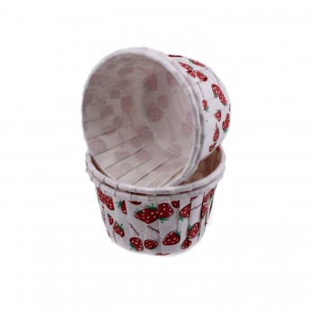 Cupcake Kalıbı Orta Boy 50*39 MM DESENLİ - 100 Adet Çilek Desenli Cupcake Kalıbı Orta Boy 50*39 MM DESENLİ - 100 Adet Çilek Desenli