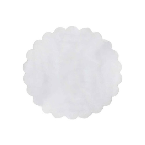 Düz Organze Hazır Kesilmiş Tül 26 CM - 100 Adet  Beyaz