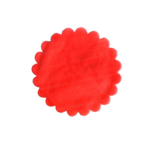 Düz Organze Hazır Kesilmiş Tül 26 CM - 100 Adet  Kırmızı