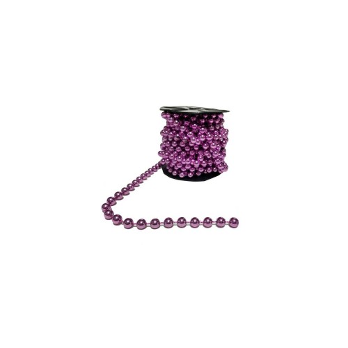 İnci İpe Dizili Boncuk 6Mm - 8 Metre  Pembe