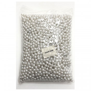 İnci Yuvarlak Delikli Plastik - 500 Grm Beyaz İnci Yuvarlak Delikli Plastik - 500 Grm Beyaz