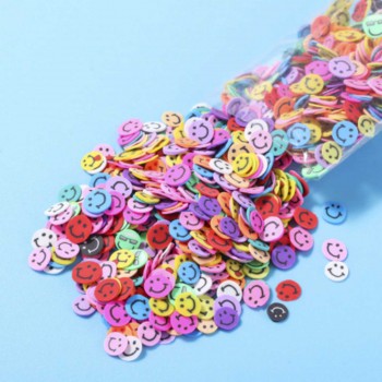 Karışık Glitter Doldu Malzemesi  Epoksi Reçine Dolgusu Figür 5 GR  Emoji Modelleri