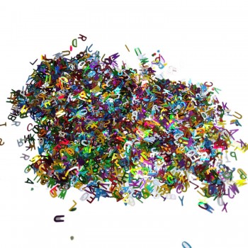Karışık Glitter Harf Epoksi Reçine Harfleri 100 GRAM Metalik Renk Karışık Karışık Glitter Harf Epoksi Reçine Harfleri 100 GRAM Metalik Renk Karışık