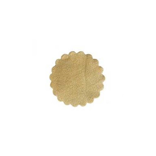 Karlı Organze Hazır Kesilmiş Tül 22 Cm - 100 Adet  Altın