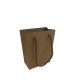 İp Saplı Karton Çanta Minik Boy Düz Renk 13.8X10X5 CM - 25 Adet   Kraft