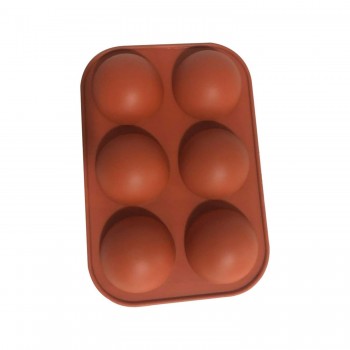 Kek Kalıbı Yarım Top Pişirme Kalıbı Silikon Tepsi Buz Topu Çikolata Kalıbı 6 Lı Kek Kalıbı Yarım Top Pişirme Kalıbı Silikon Tepsi Buz Topu Çikolata Kalıbı 6 Lı
