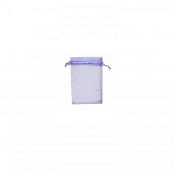 Kına Çerez Kesesi Organze Taşlı 9X12 Cm - 50 Adet Lila Kına Çerez Kesesi Organze Taşlı 9X12 Cm - 50 Adet Lila